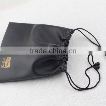 leather bag leather drawstring bag for man