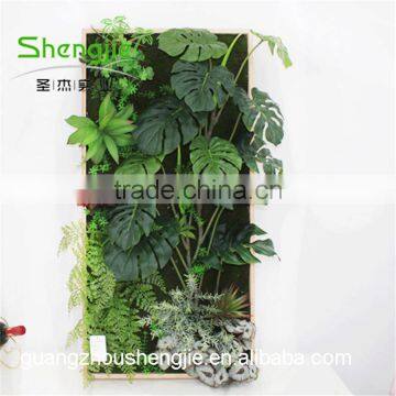 SJLJ013338 Artificial Plant Wall / Fake Plastic Green Wall for Wall Decoration photo-2