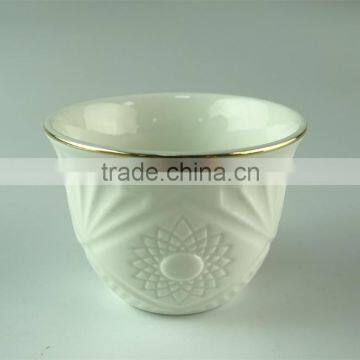 High Quality White Ceramic Tea Cup Sets, 6 Pcs/set,with Color Box Paking. photo-2