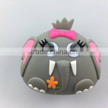 Cute Animal Shape Silicone Wallet With Silicone Coin Purse for Wholesale