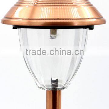 4pk Stainless Steel Solar Garden Lawn LED Path Light photo-3