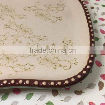 Daily Use Hand-painted Stocked Porcelain Dinner Plates High Quality Porcelain Plate photo-5