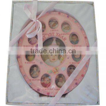 Polyresin Baby Pink Photo Frame