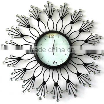 Large wall art clocks/metal artistic wall clock