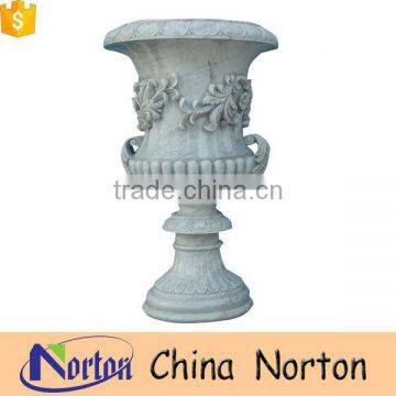 handmade craft stone cheap garden flower pots NTMF-FP010Y