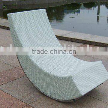 rattan beach chair or wicker outdoor beach chair