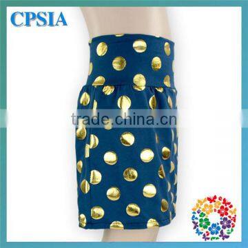 Yellow Fashion Gold Polka Dot Casual Baby Girls Tutu Skirts photo-5