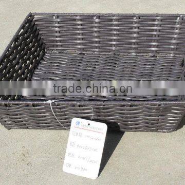 Customized plastic hamper with handle