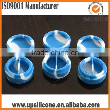 Dab Wax Oil Silicone Jar Container With a Divider in the Middle photo-2