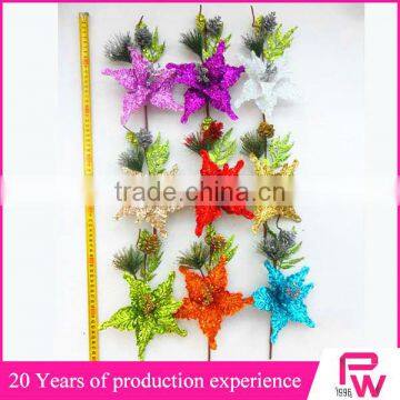Bulk Buy Christmas Decorations Bulk Artificial Flowers for Christmas Market photo-5