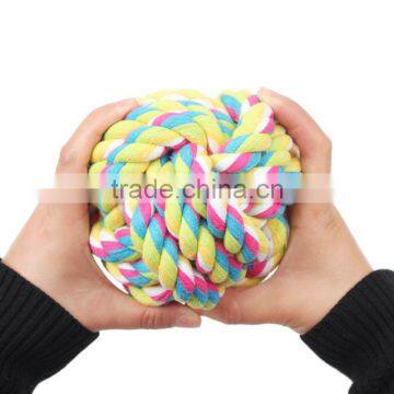 Ball Dog Rope Toys 11cm XL Manufacturers Selling Pet Cotton Woven Cotton Rope photo-2