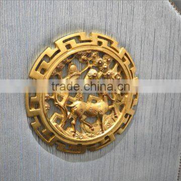 BISINI Latest Gold Foil 2 Seater Arab Sofa photo-4