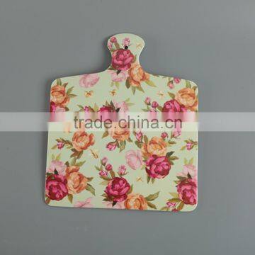 Meneed melamine cutting board, fan shaped bread melamine board