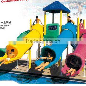 Outdoor water slide amusement park equipment water games for kids