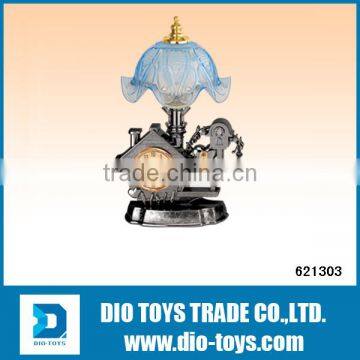 2013 decorate plastic aladdin lamp with clock