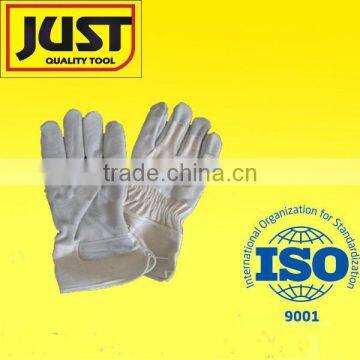 cow split leather working glove