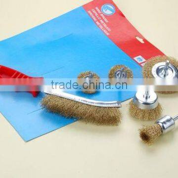 steel wire scratch brush suit