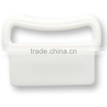 Plastic Sewable Loop In White, 2" Plastic Loop, Plastic Adjustable Loop For Bag Accessories photo-2