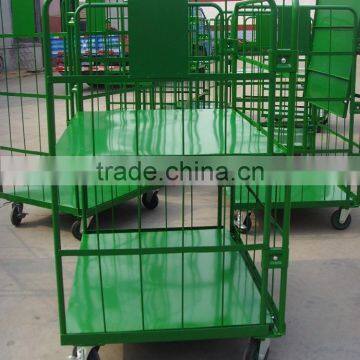 Warehouse Large Rolling Metal Wire Storage Container photo-2