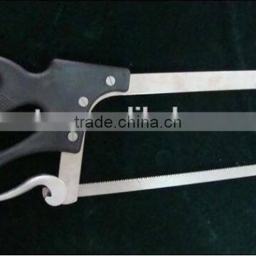 manual stainless steel meat saw / hand butcher saw