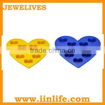 Kitchenware Heart shaped Silicone Ice Mold/Heart shaped Silicone Ice Cube/Silicone Ice Tray