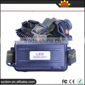 XP-E LED 300 Lumens 1 High Mode Inductive Switch Camping Headlamp With Smooth Reflector photo-2