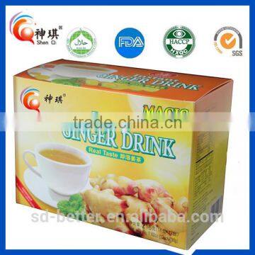 FDA certification health slimming herbal instant honey ginger tea price