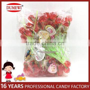 Valentine's Day Rose Flower Lollipop Candy Hard Rose Shaped Candy photo-6