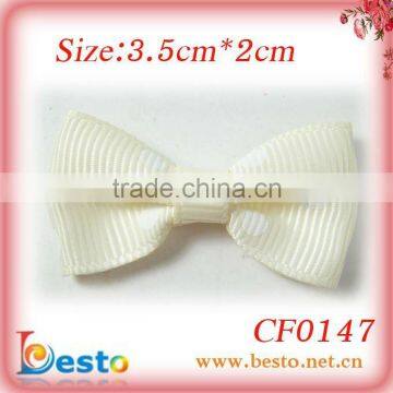 CF0147 Kid small cream bow ribbon for hair