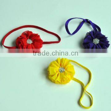 Chiffon Flower Flower Headband for Kids Hair Accessories photo-4