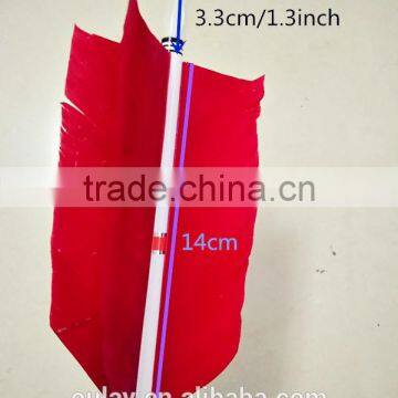 12~14cm Flu Flu Arrows Pine Cresting Arrows With Four Turkey Fletchings photo-4