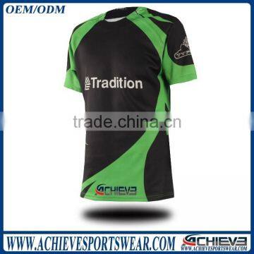 Custom sublimated print rugby jerseys/rugby shirt