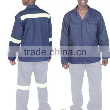 Blue color reflective jacket safety, safety reflective navy jacket and trousers