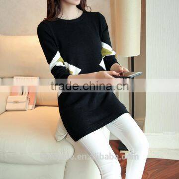 Latest Sweater Designs Fashion Long Pullover Sweater for Woman photo-5