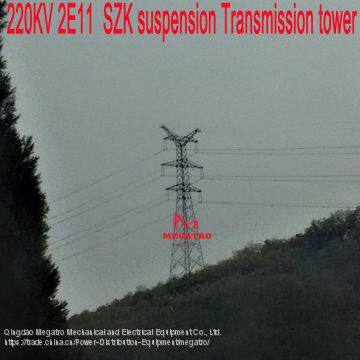 MEGATRO 220kv Double Circuit 15° Angle Pole photo-2