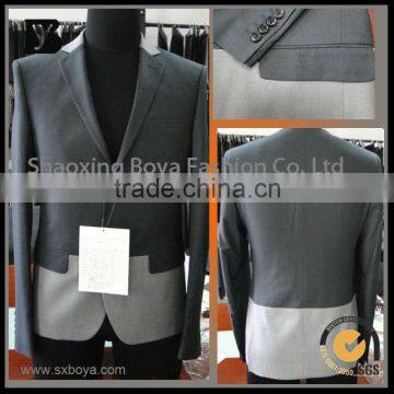 2013 Modern split joint grey and black suits