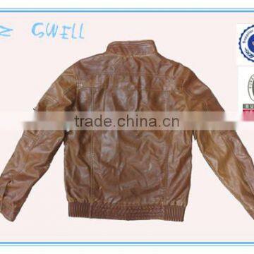 Latest Style Fashion Boy pu Jacket photo-2