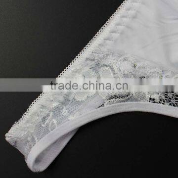 Stock Women Sey Fashion Diamond Ice Silk Underwear Women Transparent Taste Temptation t Pants Lace Low Waist Transparent Panties photo-6