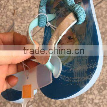 $1 Dollar Shoes Girls 3D Cartoon Flip Flops Sandal Slippers Stock photo-3