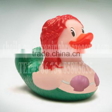 mermaid rubber duck , mermaid bath duck