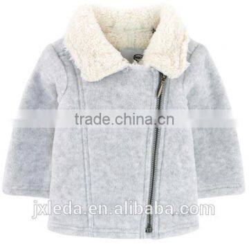 Kids,Children quilted jacket,Winter,100%Cotton fabric gray Children's coat