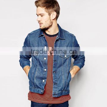 outdoor blue casual jacket men good quality custom logo