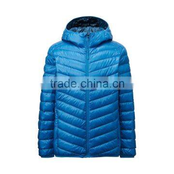 Men Ultralight Packable Hoody Down Jacket