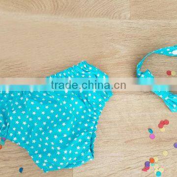 Clothing Manufacturer Low Moq Bloomers With Bowknot Boys And Girls Plastic Pants