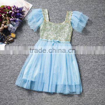 Nice Summer Dress Baby Girl Dress Unique Children Frocks Designs#A128 photo-5