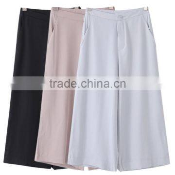 Custom Long Loose Culottes Pants, Hot Culottes Shorts for Girls, Women Plain Fashion Pants Culottes photo-6