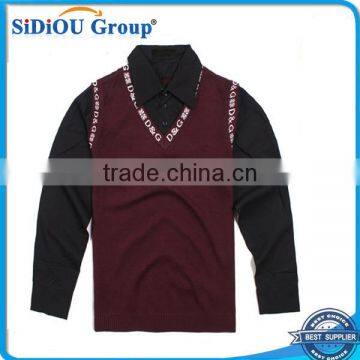 2015 Men Blank Pullover Custom Wholesale Sweaters