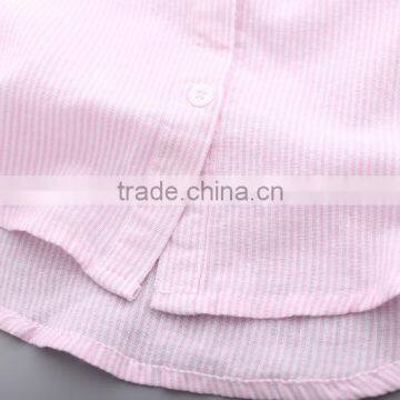 S33427W Girls Long Sleeve Cotton White Girl Blouses Child Cute Turn-down Collar Shirt photo-5