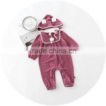S17703A 2017 Children's Clothing Pajamas Newborn Baby Rompers photo-3