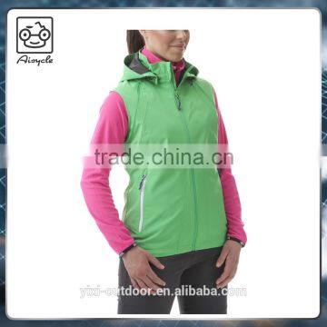 Fashionable Womens Winter Vest With Hood Waterproof Sleeveless Jacket photo-3